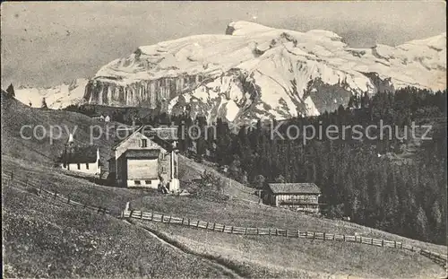 Engelberg OW Schwand Alp mit Titlis Kat. Engelberg