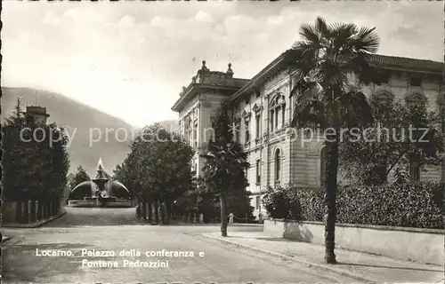 Locarno Palazzo della conferanza e Fontana Pedrazzini / Locarno /Bz. Locarno