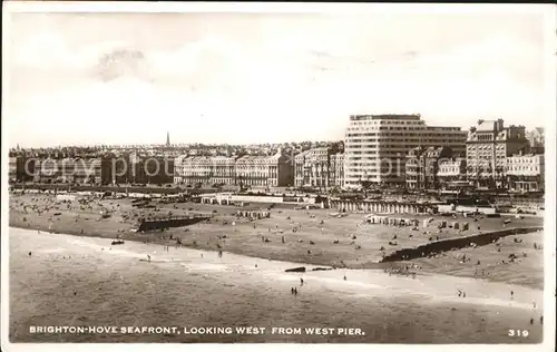 Brighton Hove Seafront view from West Pier / Brighton and Hove /Brighton and Hove