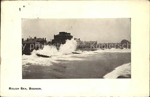 Bognor Regis Sussex Rough Sea Kat. Sussex