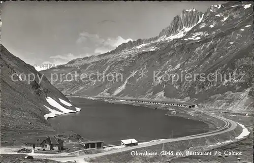 Oberalpsee Restaurant Piz Calmot Kat. Andermatt