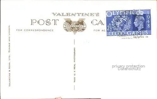 Auchterarder Gleneagles Hotel Valentine s Post Card Kat. Perth & Kinross