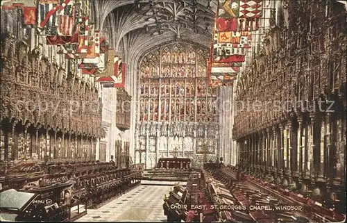 Windsor Castle Choir East St Goerges Chapel Kat. City of London