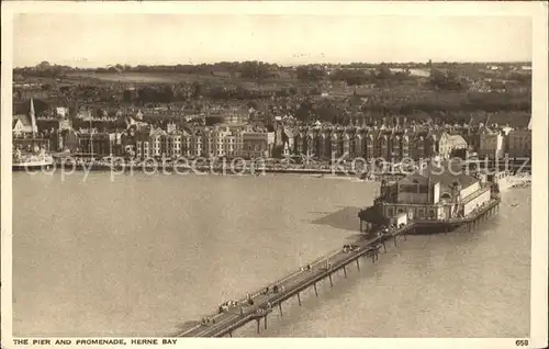 Herne Bay Pier and Promenade aerial view / City of Canterbury /