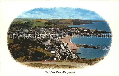 Aberystwyth The Three Bays Panorama Kat. Ceredigion