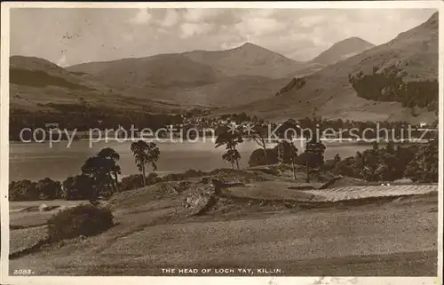 Killin Head of Loch Tay Lake Mountains Kat. Stirling