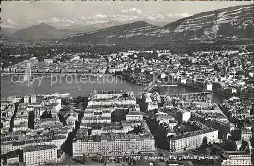 Geneve GE Vue generale par avion Kat. Geneve