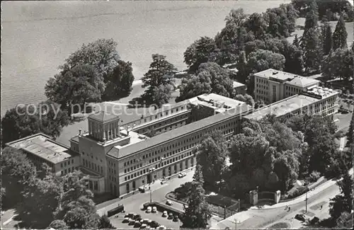 Geneve GE Le Bureau International du Travail Vue aerienne Kat. Geneve