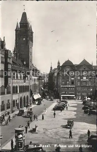 Basel BS Rathaus Marktplatz Kat. Basel