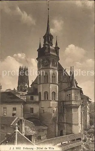 Fribourg FR Hotel de Ville Kat. Fribourg FR