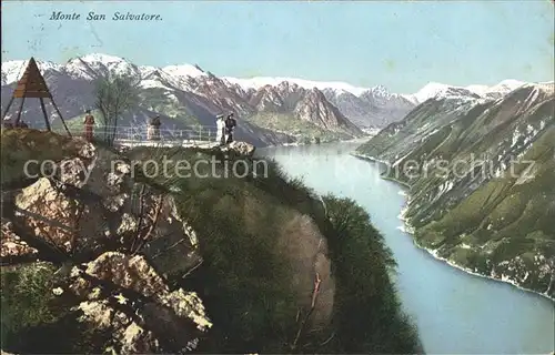 Monte San Salvatore Vista sul Lago di Lugano  Kat. 