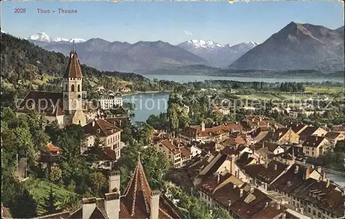 Thun BE Panorama Kat. Thun