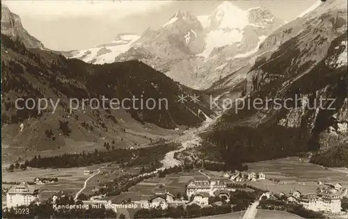 Kandersteg BE mit Bluemlisalp Kat. Kandersteg