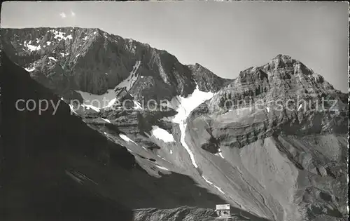 Adelboden Lohnerhuette Grosslohner Westgrat Mittaghorn Kat. Adelboden