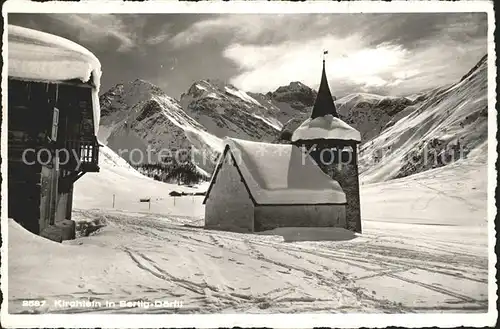 Sertig Doerfli Kirchlein  Kat. Sertigpass