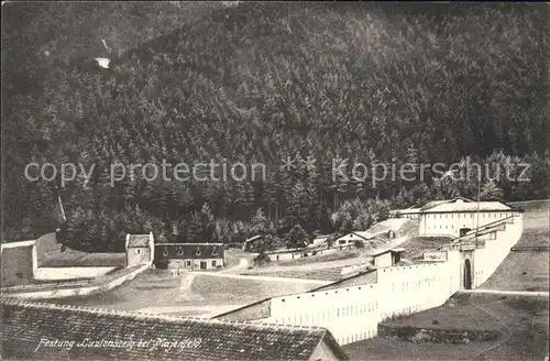 Luziensteig Festung bei Majenfeld Kat. St Luzisteig