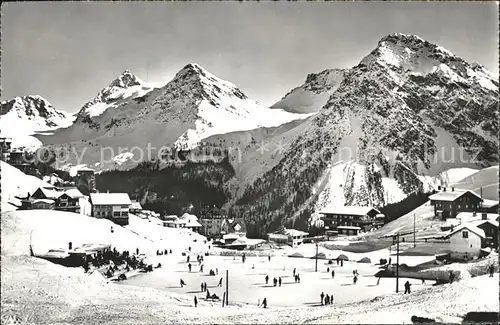 Inner Arosa Furkahoerner Eisbahn / Innerarosa /Bz. Plessur