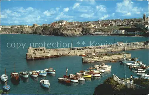 Newquay Harbour Pier Kat. United Kingdom