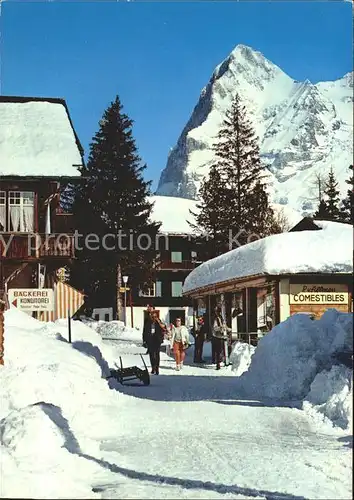 Muerren BE Dorfstrasse Eiger Kat. Muerren