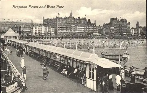 Brighton Hove Front and West Pier Beach / Brighton and Hove /Brighton and Hove