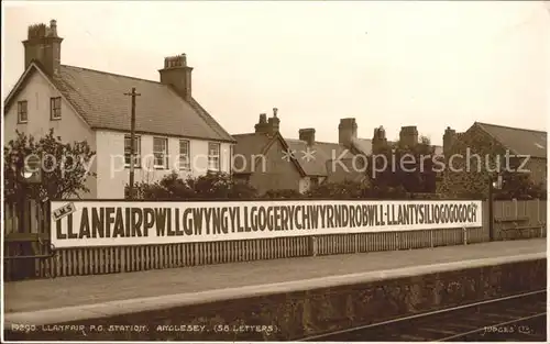 Anglesey Wales Llanfair PG Station