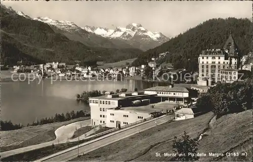 St Moritz GR mit Piz della Margna Kat. St Moritz