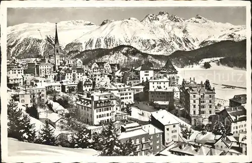 St Moritz GR Ortsansicht Kat. St Moritz