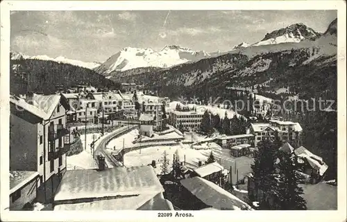 Arosa GR Ortsansicht Kat. Arosa