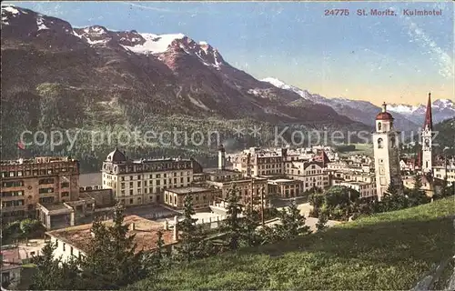 St Moritz GR Kulmhotel Kat. St Moritz