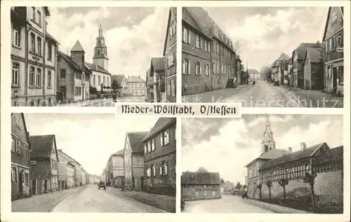 Nieder Woellstadt Strassenpartie Kirche