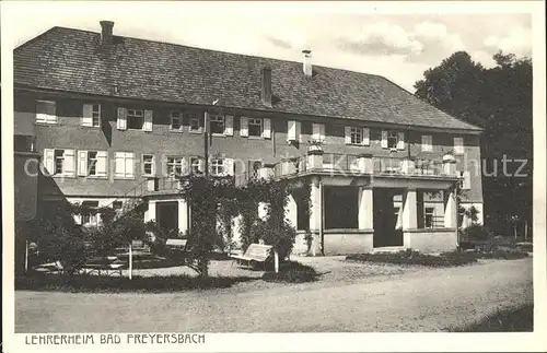 Bad Freyersbach Schwarzwald Lehrerheim