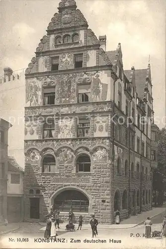 Konstanz Bodensee Deutsche Haus Kat. Konstanz