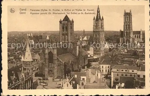 Gent Gand Flandre Eglise St Nicolas Beffroi Eglise St Bavon Kat. 