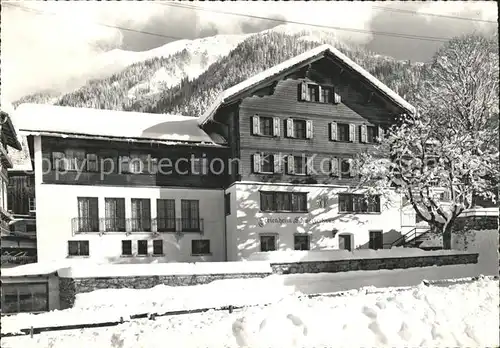 Klosters GR Ferienheim Schweizerhaus Kat. Klosters