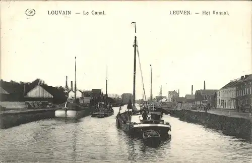 Louvain Loewen Flandre Le Canal Kahn Kat. 