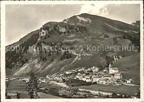 Spluegen GR Totalansicht Kat. Spluegen