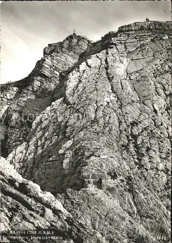 Saentis AR Felsentreppe Tierwies  Kat. Saentis