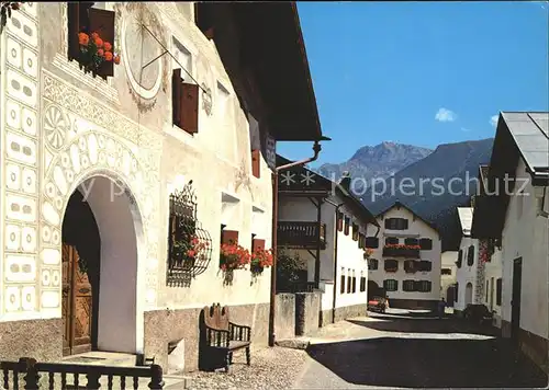 Scuol Tarasp Vulpera Dorfpartie in Scuol / Scuol /Bz. Inn