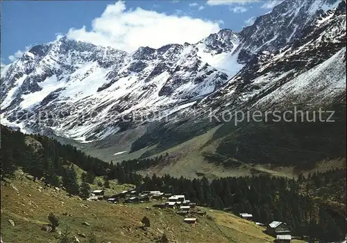 Loetschental Fafleralp Schinhorn Beichpass / Kippel /Bz. Raron