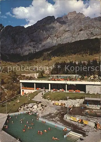 Leukerbad Thermal Freiluftbaeder Gemmipass Plattenhoerner Kat. Loeche les Bains