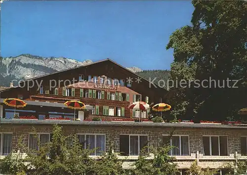 Brienz BE Hotel Lindenhof  Kat. Brienz