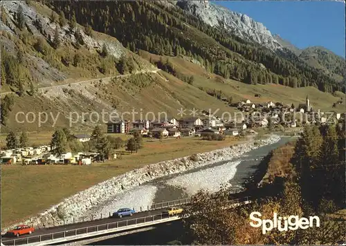 Spluegen GR San Bernardino Strasse  Kat. Spluegen