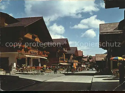 Adelboden Dorfpartie Kat. Adelboden