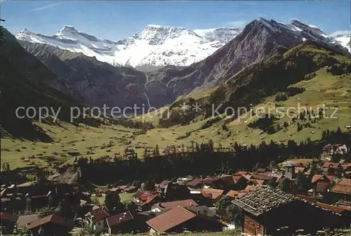 Adelboden mit Steghorn Wildstrubel Fitzer Kat. Adelboden