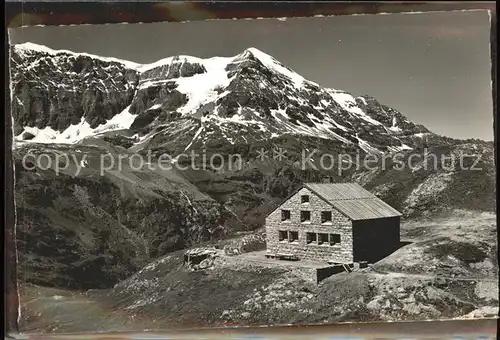 Valais Wallis Kanton Cabane de Chanrion Tournelon Blanc Kat. Sion