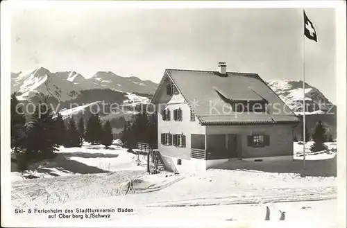 Oberberg Schwyz Ski und Ferienheim des TV Baden Kat. Schwyz