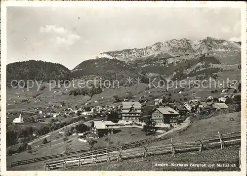 Amden SG Kurhaus Berg Kat. Amden