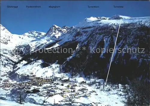 Leukerbad Thermal Hallen und Freiluftbaeder Torrentbahn Kat. Loeche les Bains