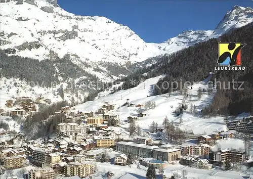 Leukerbad Totalansicht Kat. Loeche les Bains