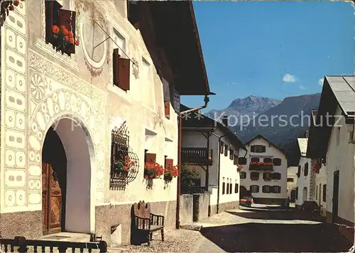 Scuol Tarasp Vulpera Dorfgasse in Scuol / Scuol /Bz. Inn